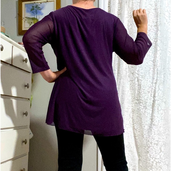 Beautiful purple tunic - Picture 2 of 3
